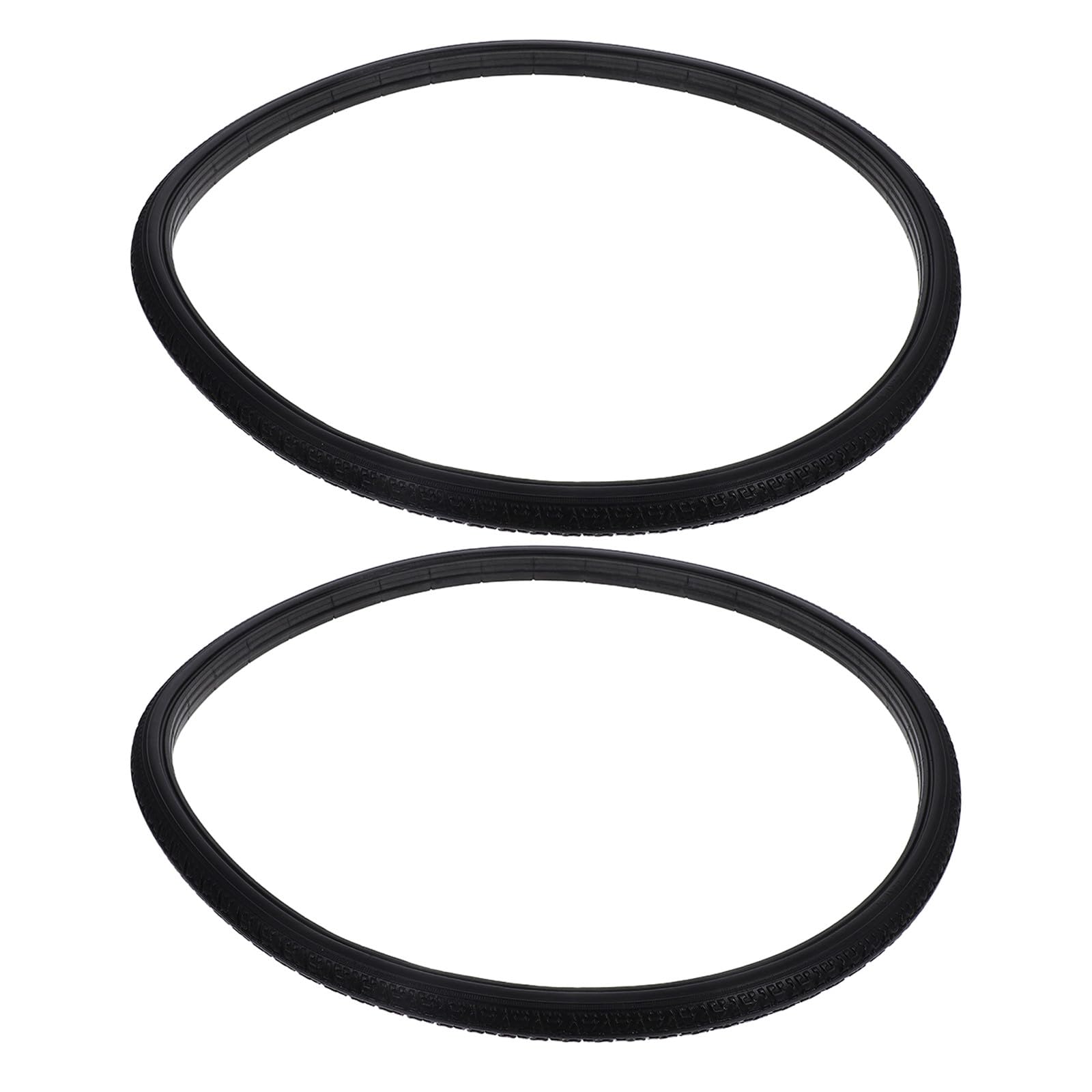Kisangel 1 par de neumáticos para silla de ruedas: Neumático trasero macizo sin inflar - Neumáticos delanteros de repuesto de PU de 20" x 1" - Accesorios plegables para silla de ruedas