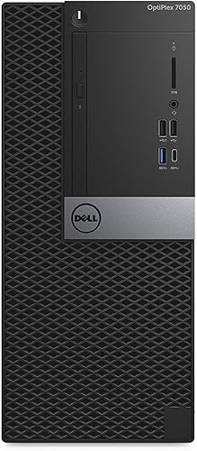Dell Optiplex 7050 | Intel 7ª generación i7-7700 Quad Core | DDR4 de 16 GB | SSD de 256 GB | Win 10 Pro | Mini Tower (renovado)