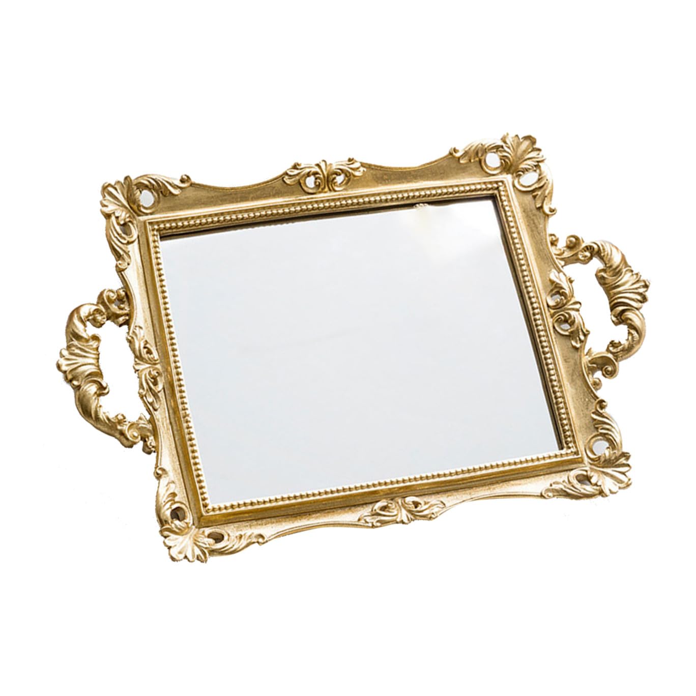 Plateau ornement rétro pour rangement d'objets précieux et accessoire table de mariage