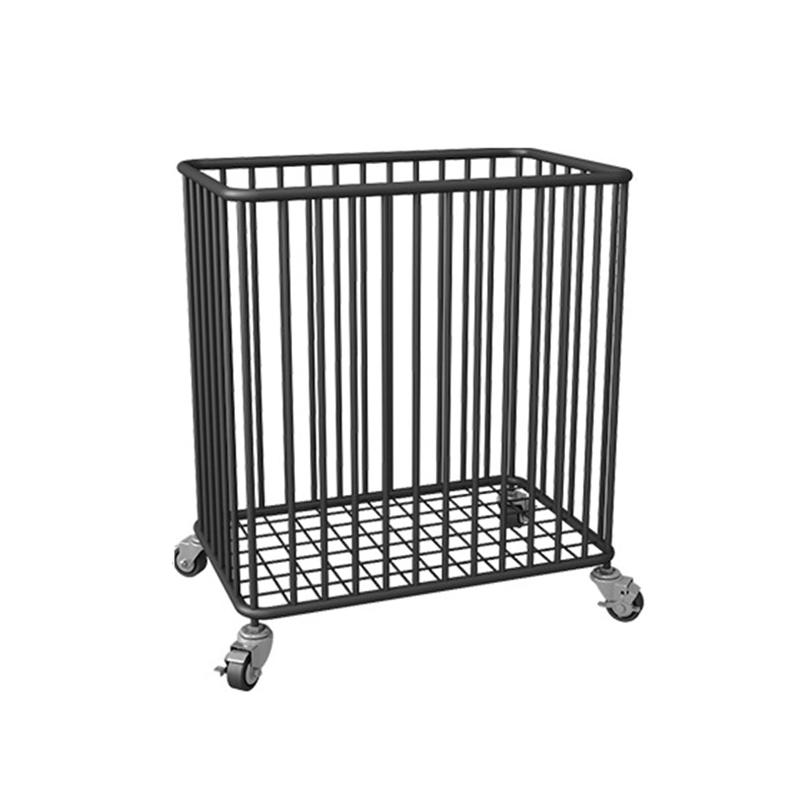 TUOYIBO Bathroom Laundry Basket, Iron Scandinavian Dirty Clothes Basket, Clothes and Toys Storage, Dirty Clothes Storage Frame