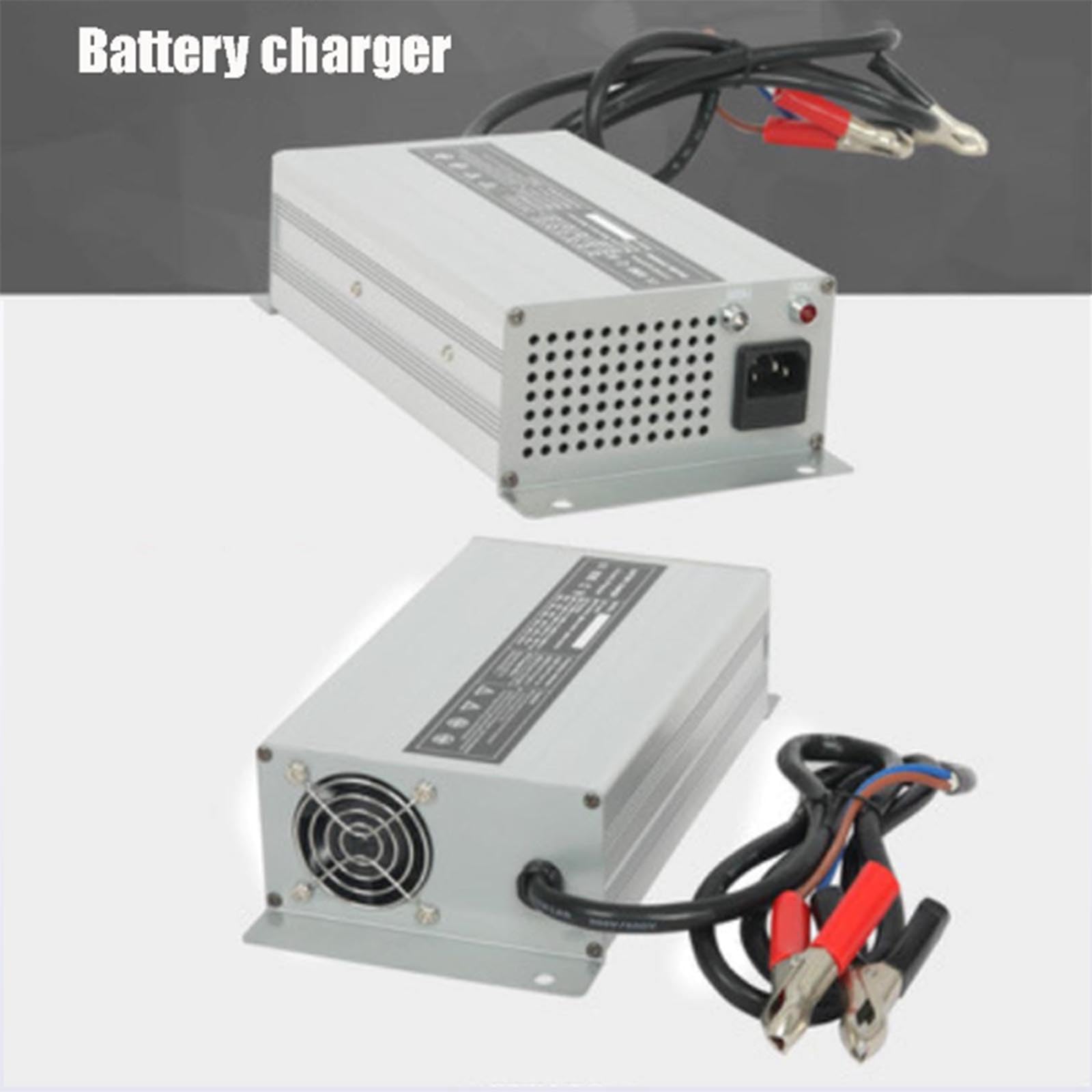 Caricabatteria Ad Alta Potenza 12V 35A Manutentore Intelligente Multistadio per Ricarica Batteria al Piombo 12V