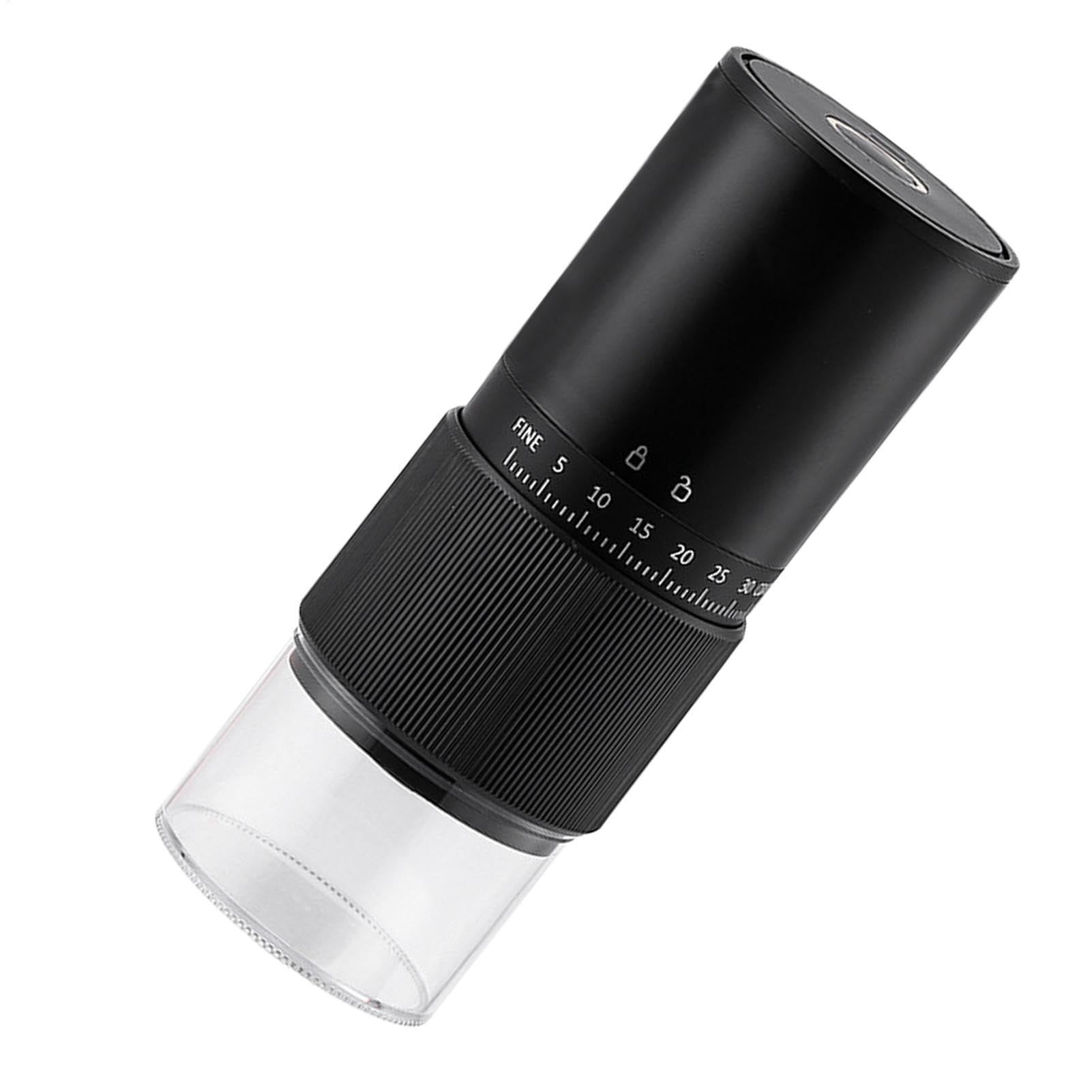 Coffee Powder Grinder | Adjustable Fine Grinder | Noise Reduction Grinder for Kitchen, Coffee Grinder, Rechargeable Coffee Maker, Portable for Family and Friends