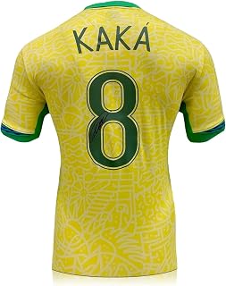 Kaka Signed Brazil 2024 Home Soccer Jersey Yellow