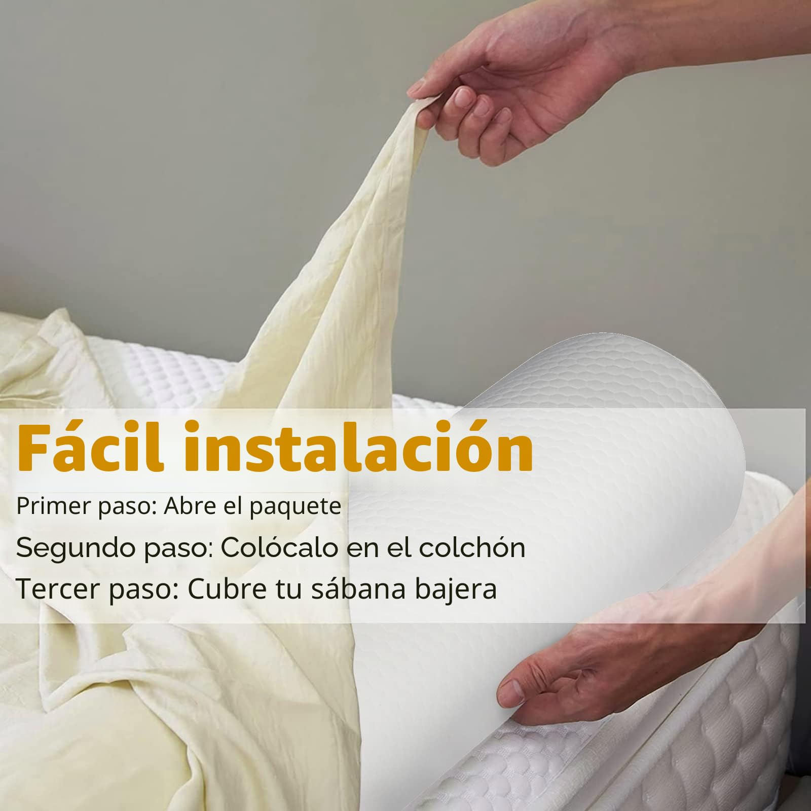 YIHATA 2en1 Barrera Seguridad Niños Cama, Barandilla Larga de Espuma Desmontable en 2 Secciones Utilice, Parachoques de para Bebés y Personas Mayores, Fácil de Llevar y Adecuado para Todas Las Camas