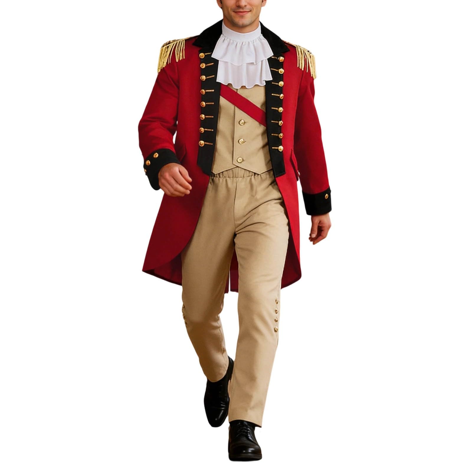 Generico Completo da Cerimonia da Uomo in Stile Vittoriano con Frac Medievale Giacca retrò A Maniche Lunghe A Tema Pasquale Abito Eleganza da Uomo Dell'Epoca Vittoriana Abiti da Principe