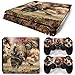 46 North Design Ps4 Slim Playstation 4 Slim Pegatinas De La Consola Sniper Camouflage + 2 Pegatinas Del Controlador