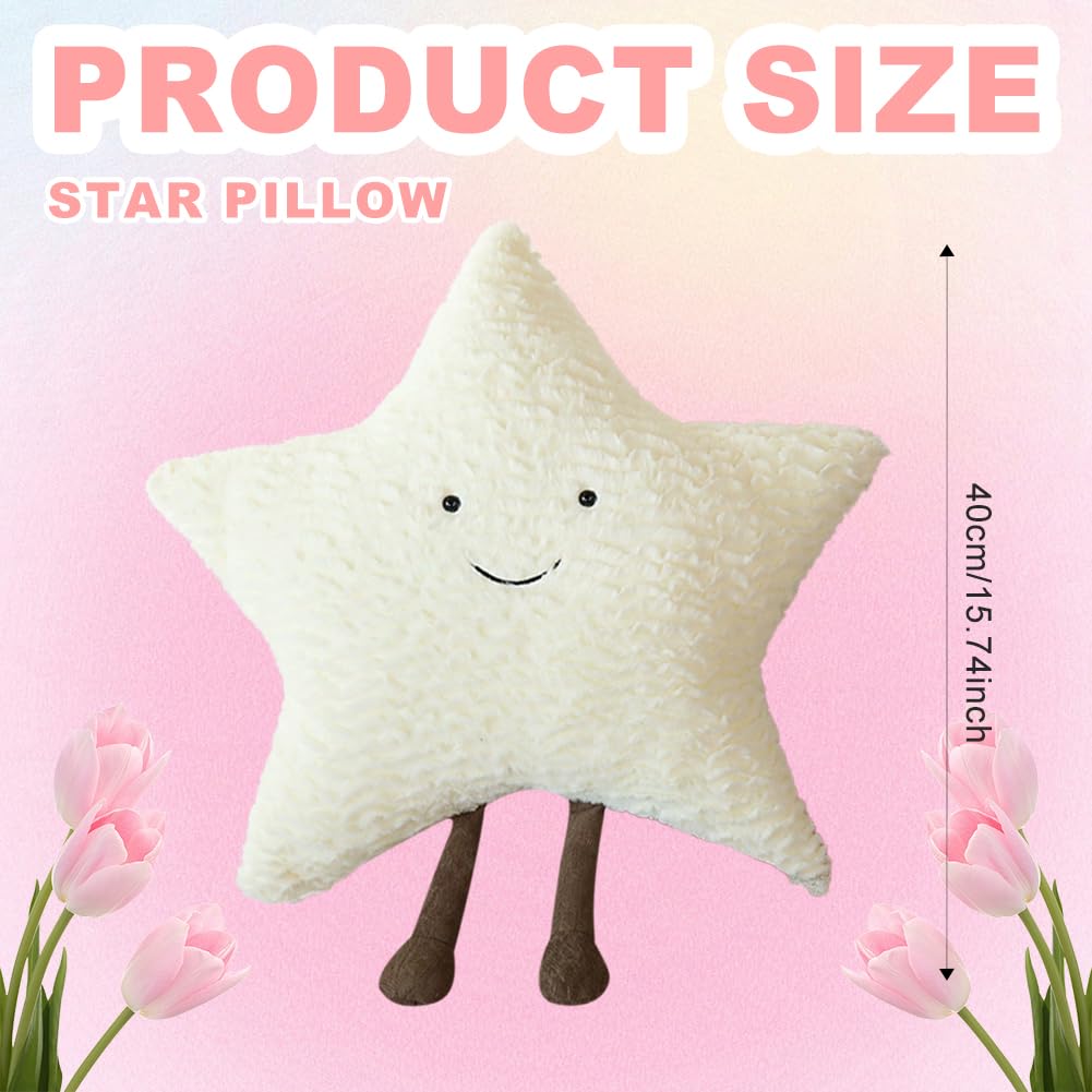 Cuscino Peluche Sole/Luna/Stelle 40 Cm - Morbido Giocattolo Per Bambini, Decorazione Per Camera
