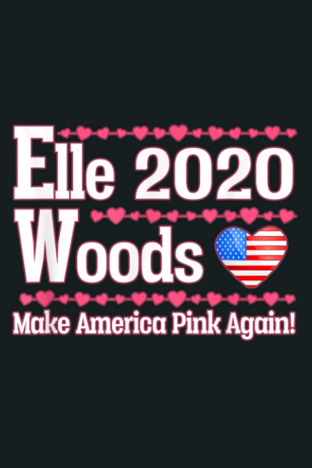 Elle Woods 2020 Patriotic Election Funny Legally Blonde: notebook, notebook journal beautiful , simple, impressive,size 6x9 inches, 114 paperback pages