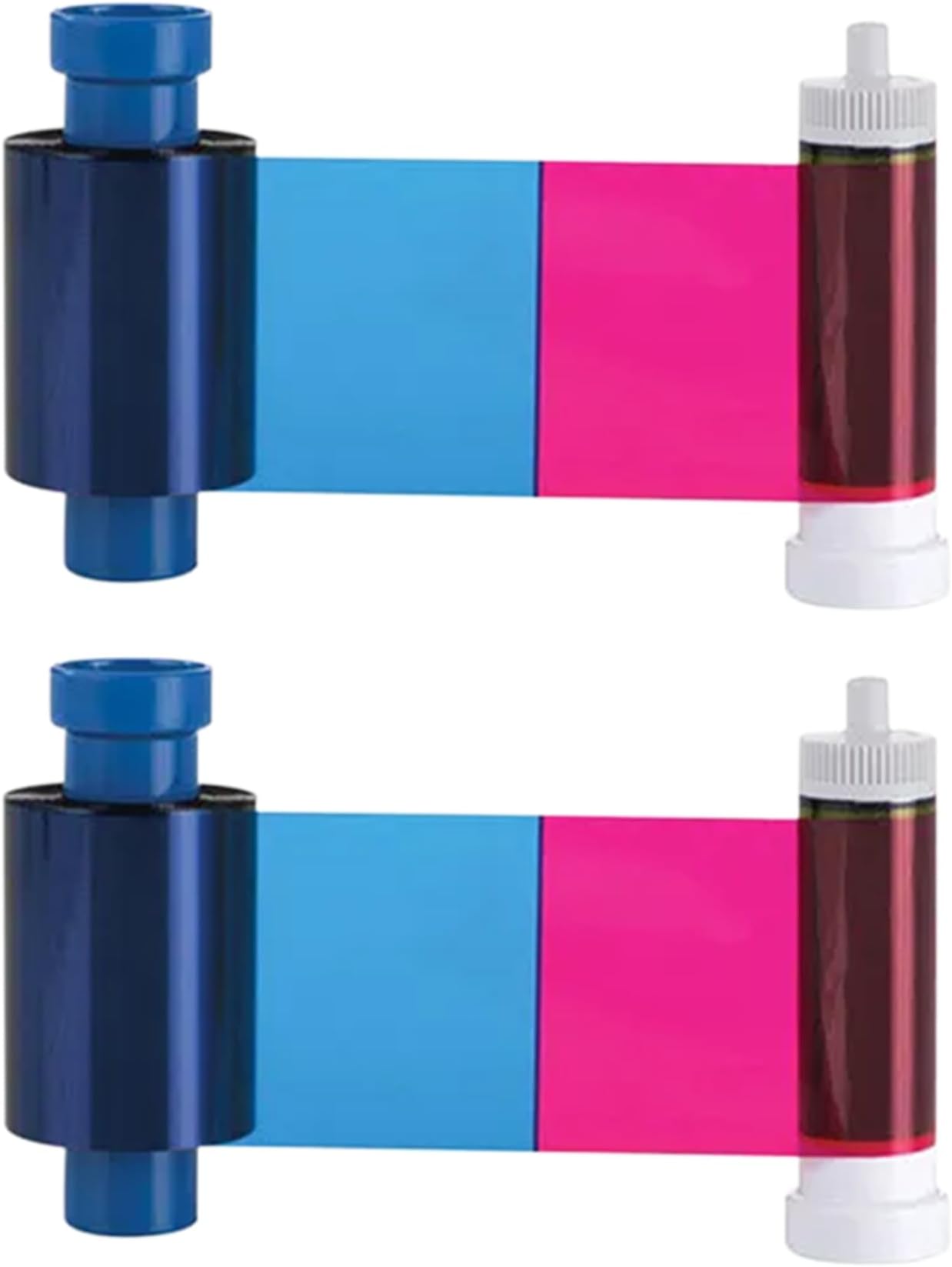2 x Magicard Pronto 100 Printer MD100YMCKO Color Ribbon - YMCKO - 100 Prints Software Demo Card