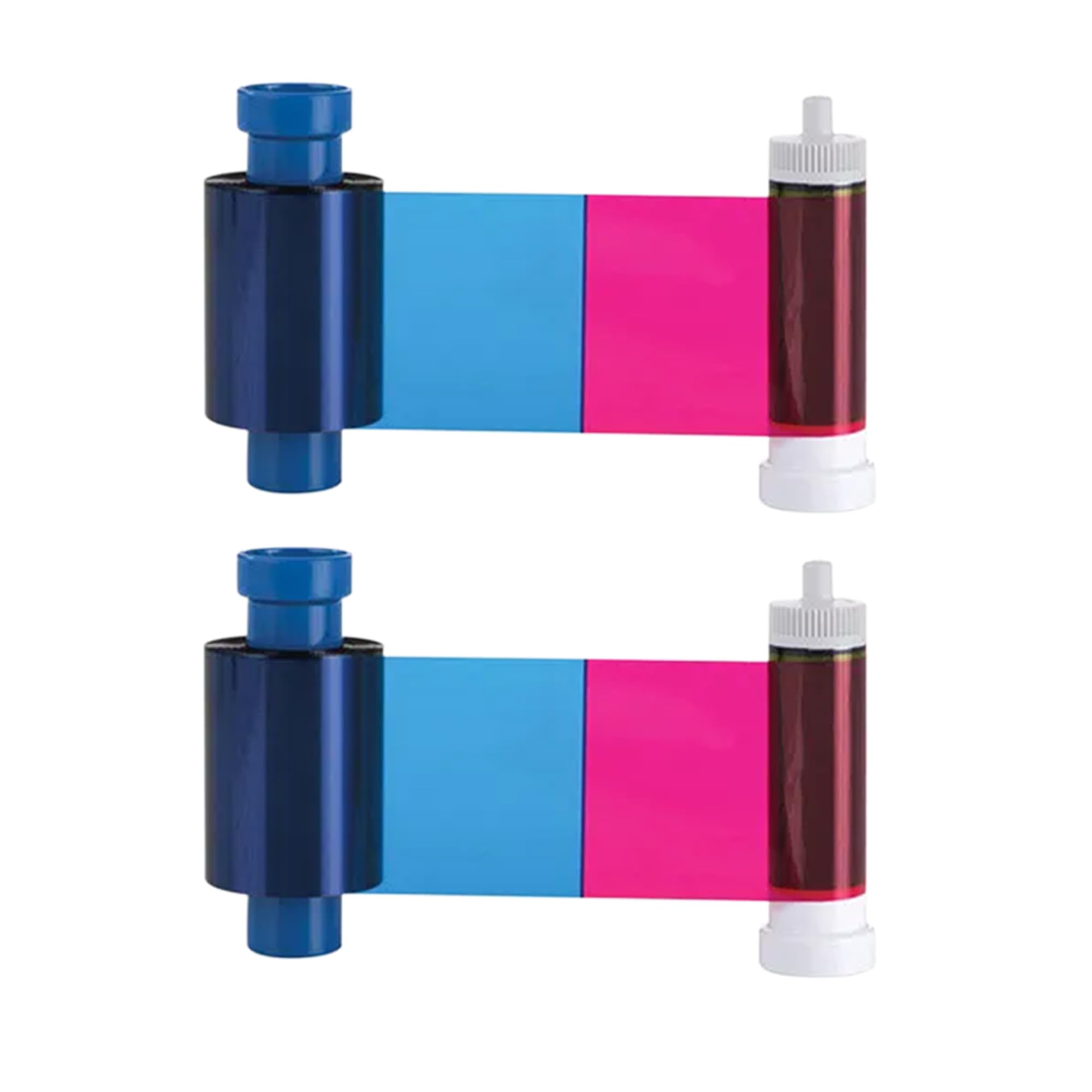 Bodno 2 x Magicard 600 Printer MB300YMCKO Color Ribbon - YMCKO - 300 Prints Software Demo Card