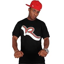 Men's Urban Designer Wear Logo Printed Crew Neck Short Sleeve Summer Cotton Mesh Style T-Shirts, Black, Red, White, Grey
