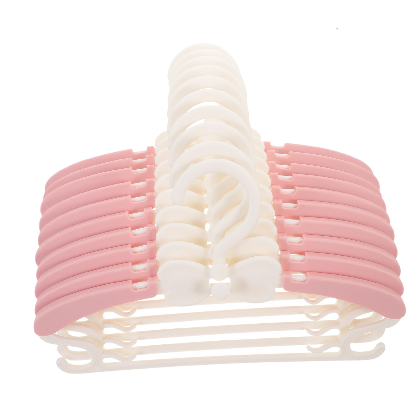 Cintres pour garçon fille télescopiques et extensibles, porte-vêtements rose x10