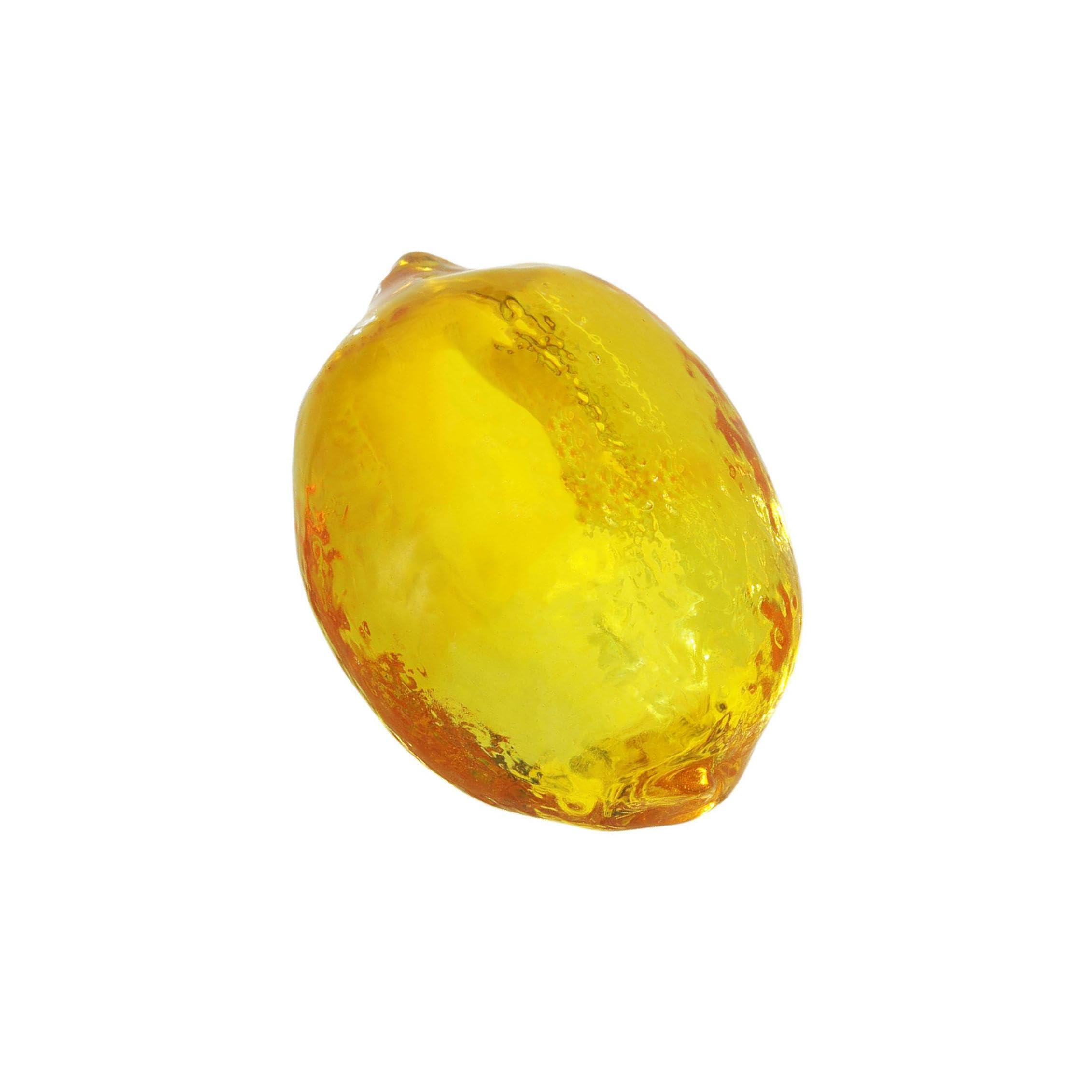 ALCXAZS Trendy Fruit Figurine Modern Statue Desktop Decoration Playful Cute Ornament Souvenirs Centerpiece Stunning Decor For Office Crafts Office Desk Table, lemon, 59x40mm