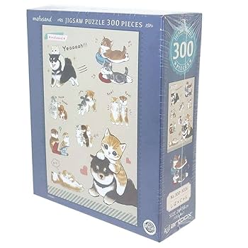 Amazon.co.jp: ジグソーパズル mofusand しば×にゃん 300ピース