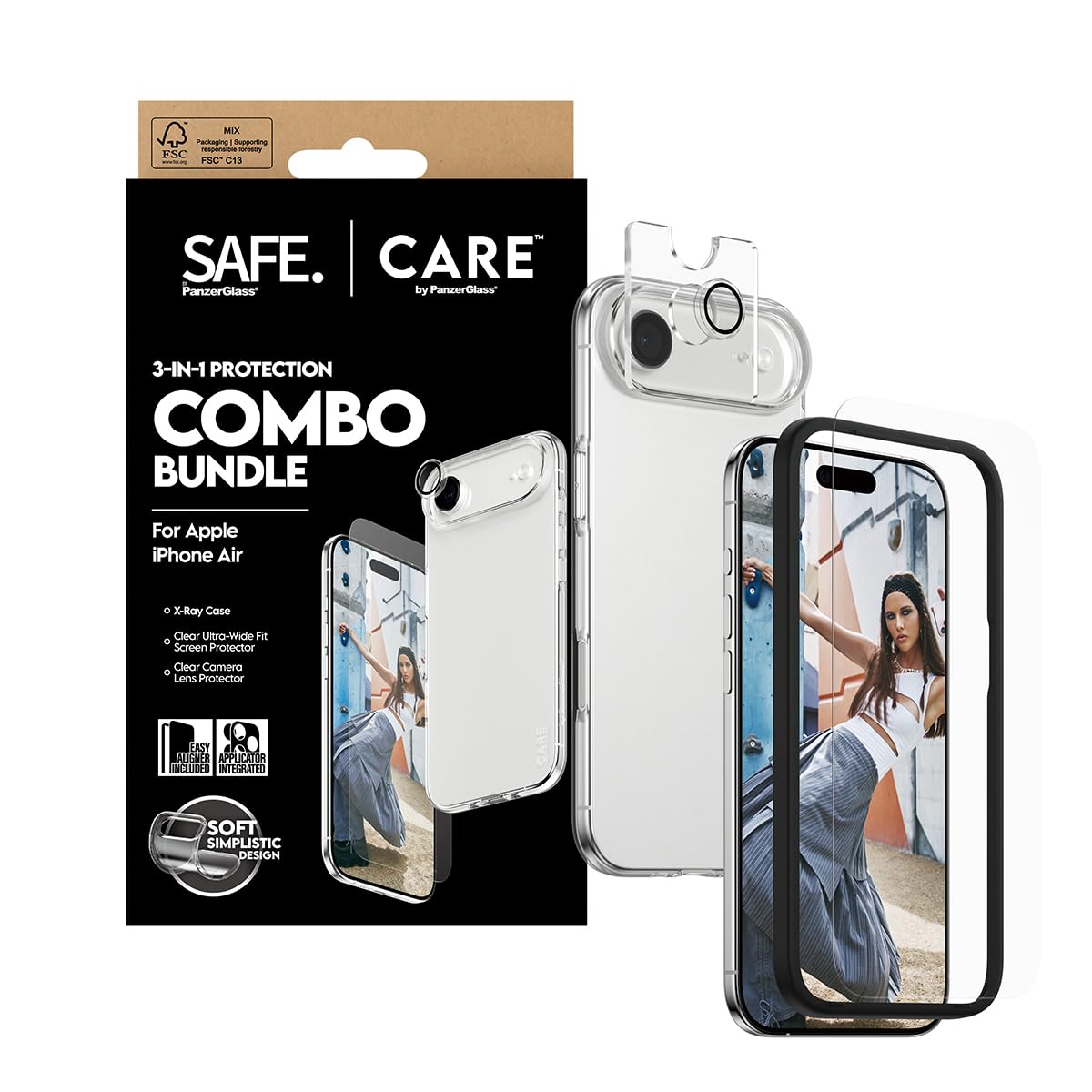 Safe | CARE™ by PanzerGlass® 3 en 1 Combo Set iPhone Air