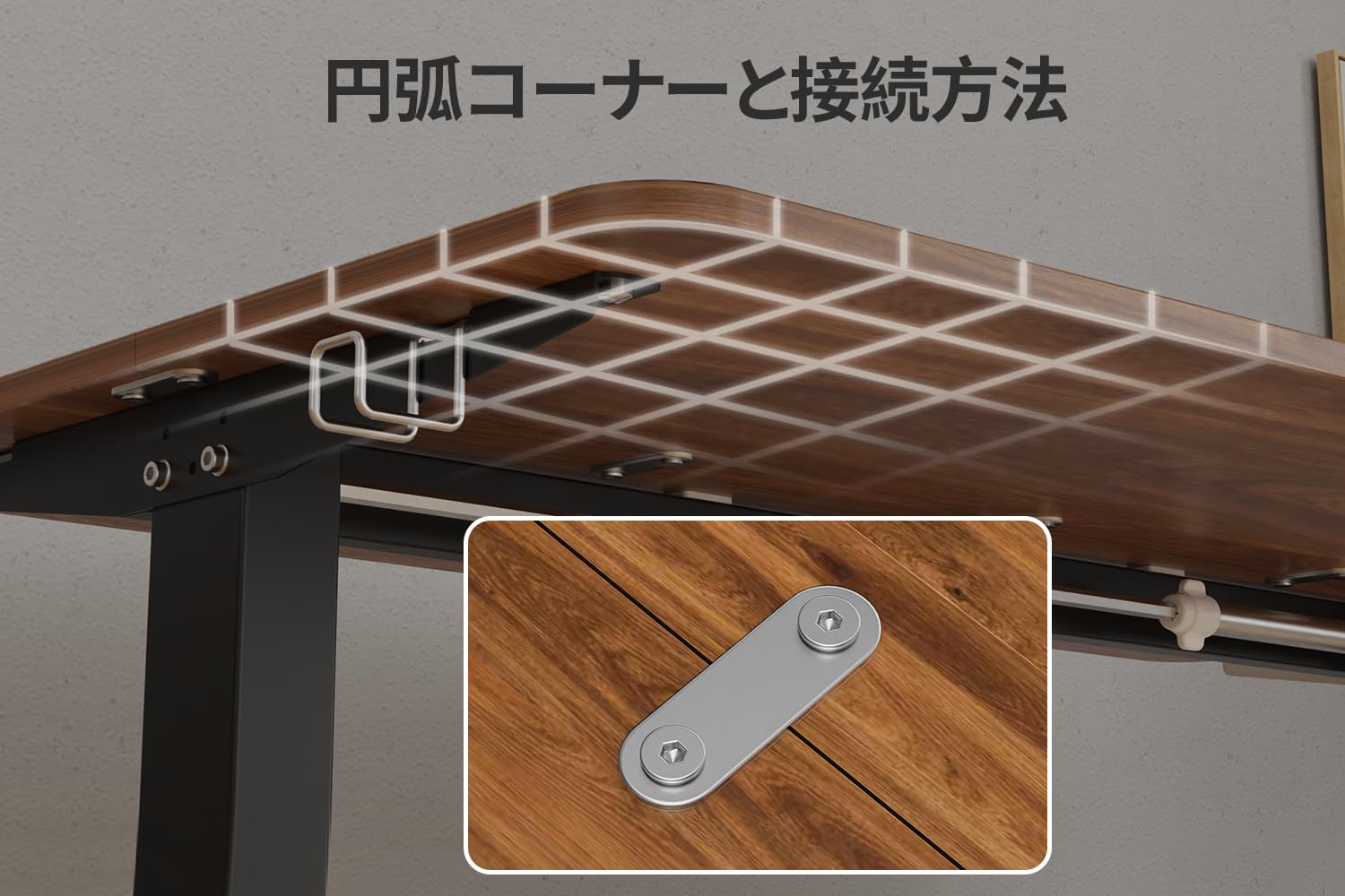 Amazon | Anovara(アノヴァラ) 昇降デスク 電動 昇降式デスク 幅100cm