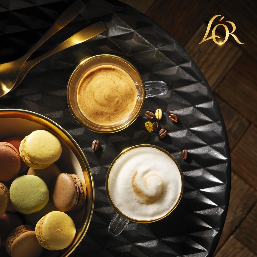 L'OR Kapsułki kawy Espresso Lungo Stylowe (200 kapsułek z kawą Lungo, odpowiednie do ekspresów do kawy Nespresso, Intensywność 06/12, kawa 100% Arabica), 10 x 20 filiżanek
