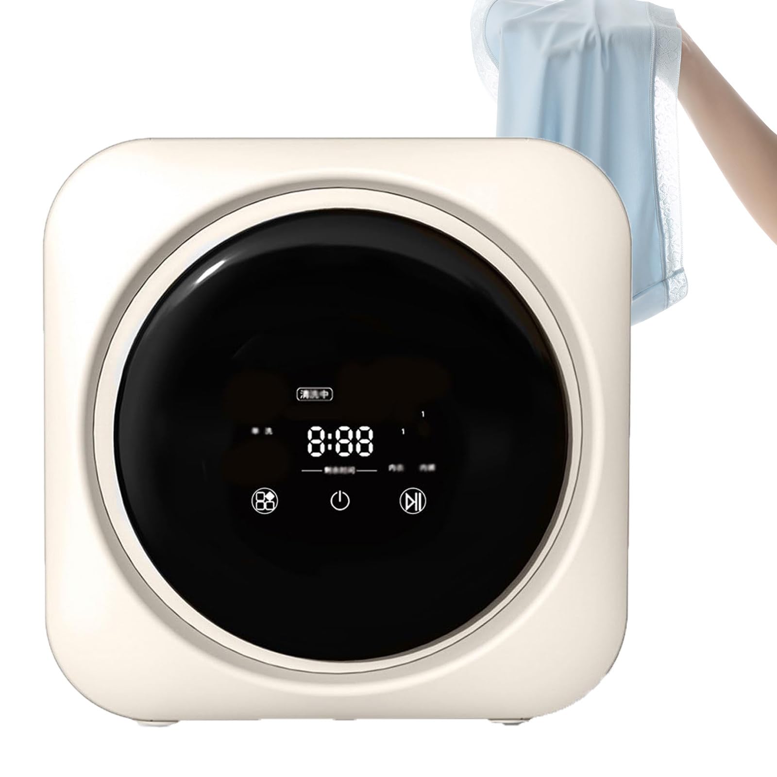 Mini Lavadora Y Secadora De 3,5 L, Totalmente Automática, De Carga Frontal, Compacta, para Apartamentos De Viaje Y Dormitorios