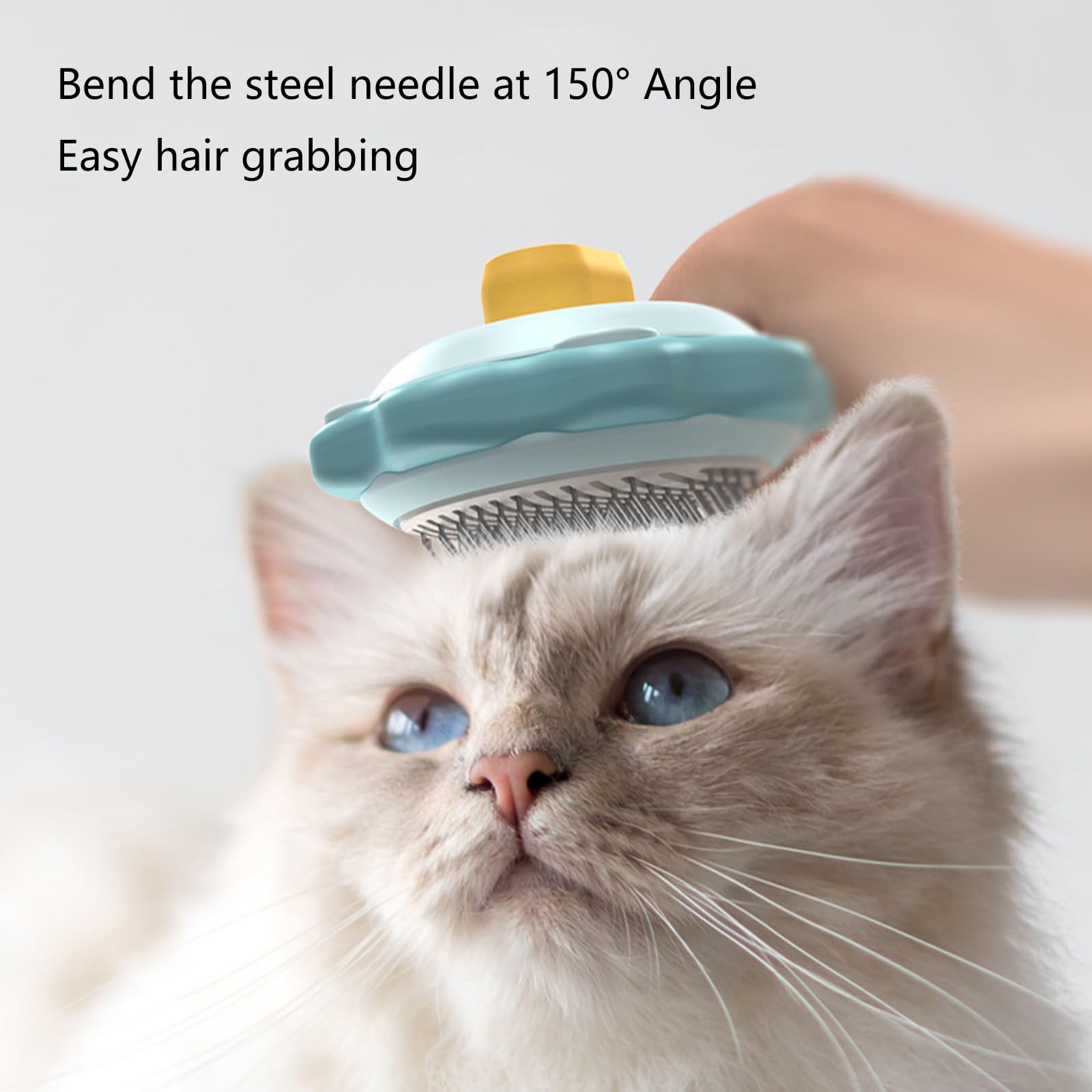 Fellpflegekamm für Katzen, entfernt lose Haare, Massagekamm, Entfilzung