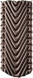 Klymit Insulated Static V Luxe Inflatable Sleeping Pad for Camping,