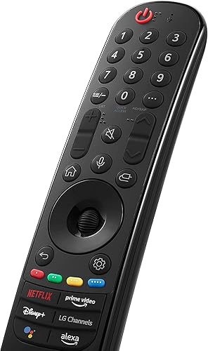 Miniatura 2 de Nuevo AN-MR22GA OEM Reemplazo Magic Bluetooth TV Control remoto con micrófono para LG OLED65C2PUB 65 C2 Series 4K Smart OLED TV (2022) con Netflix
