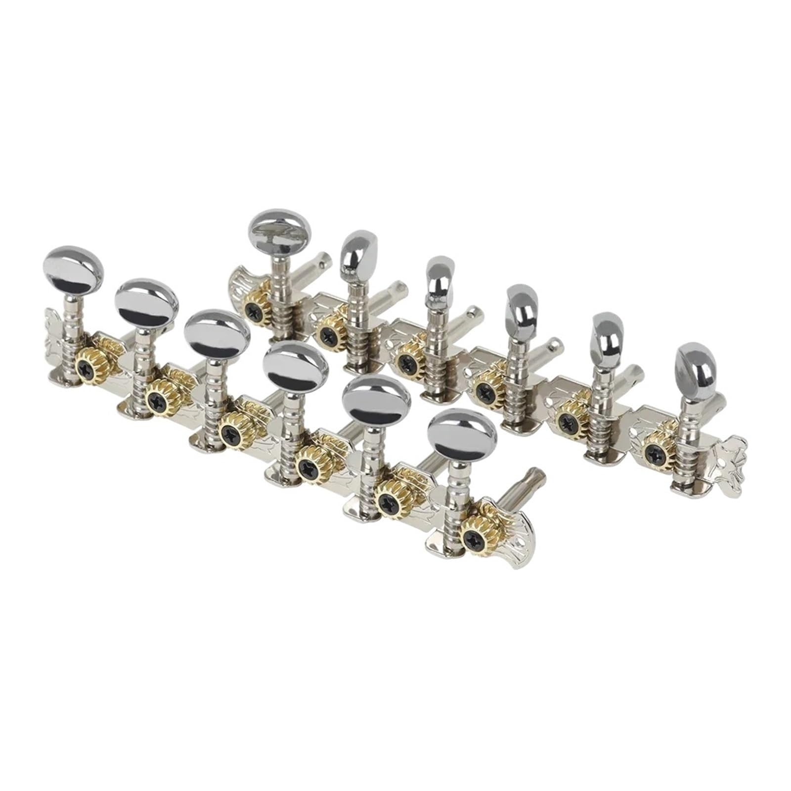 6L6R Stimmwirbel for Akustikgitarre, Stimmwirbel, Schlüssel, 12 Saiten, Maschinenkopf, Metall-Stimmknopf, Zubehör