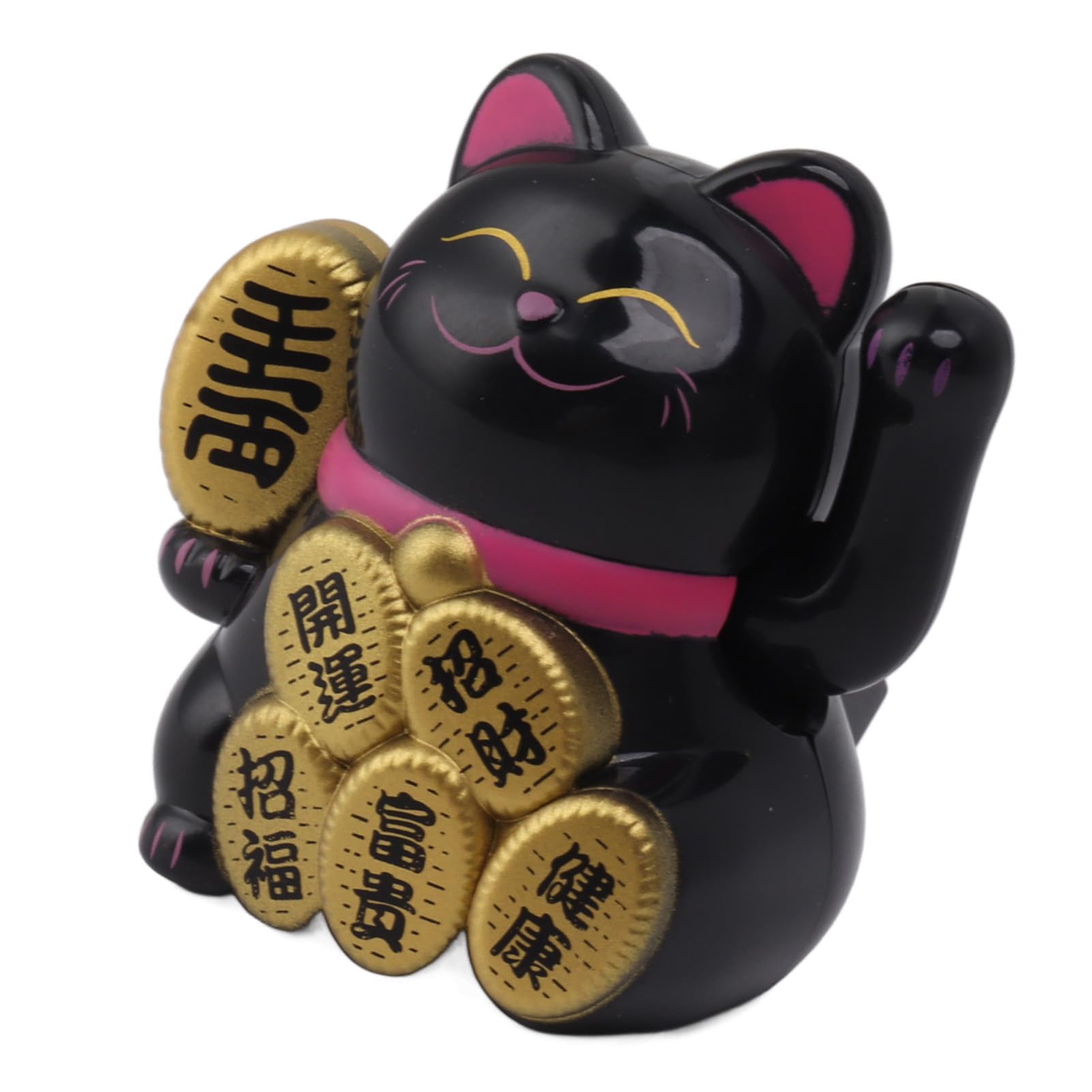 Set di Braccia Ondeggianti Gatto Fortunato, Simpatico Gatto Ondeggiante Ad Energia Solare Maneki Neko Braccio Ondeggiante per Soldi della Fortuna e Buona Fortuna Decorazioni per