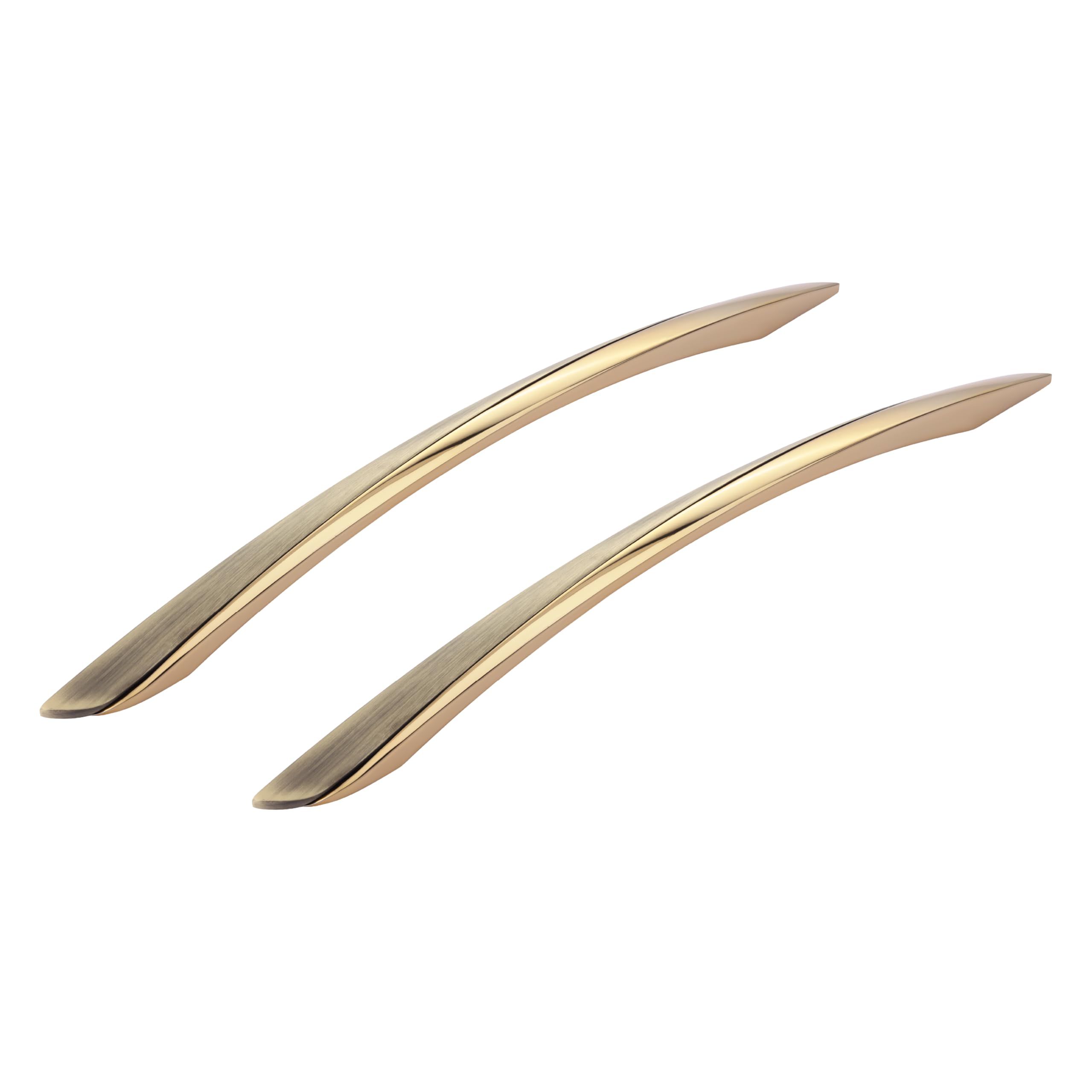 lapo 6 piece 12 inch kitchen cabinet handle – durable long pull for wardrobe, drawer & cupboard doors (288mm, antique pvd gold, 3 years warranty)