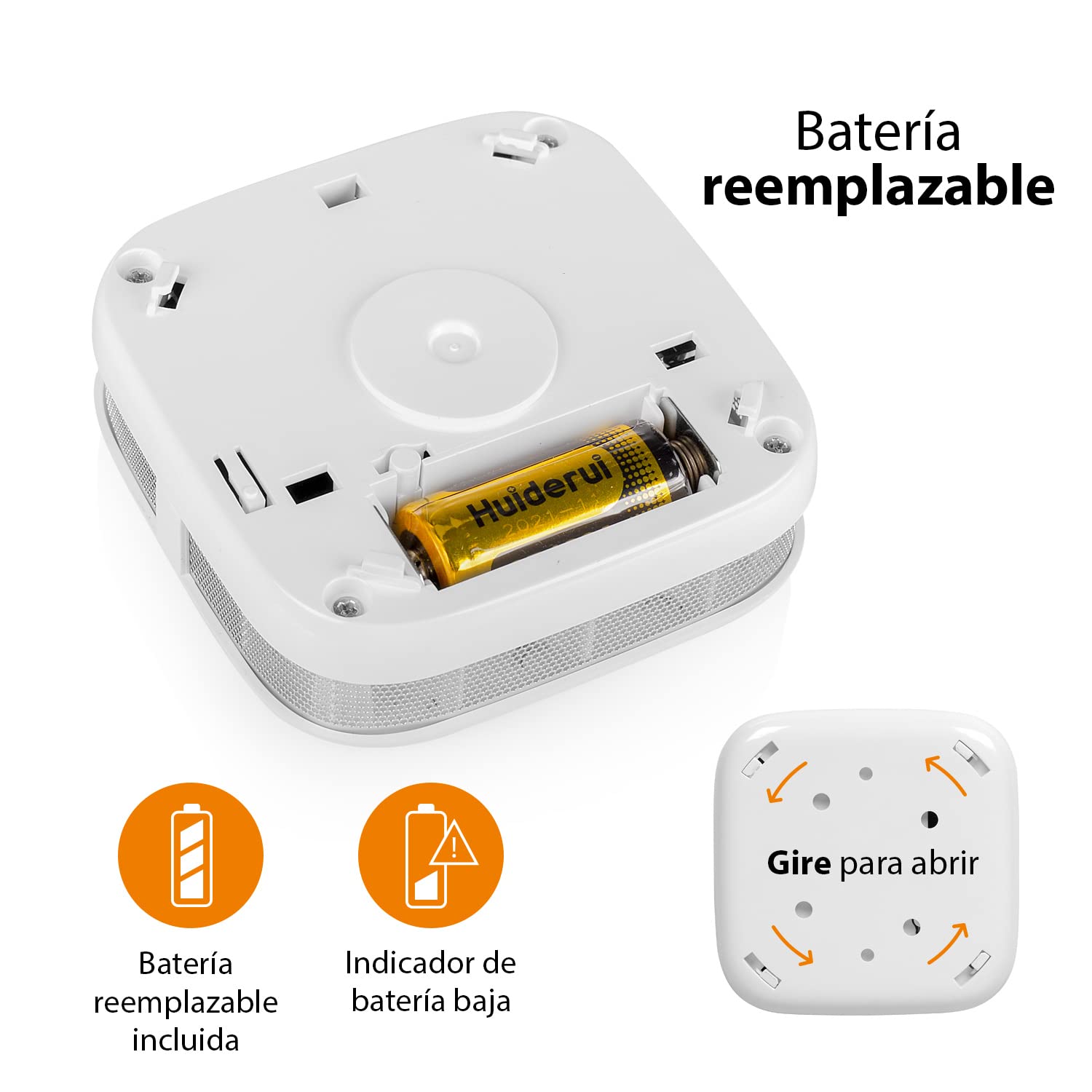 Smartwares FSM-12601 Detector de Humo Conectado - 85 DB - Cumple con la Norma EN-14604