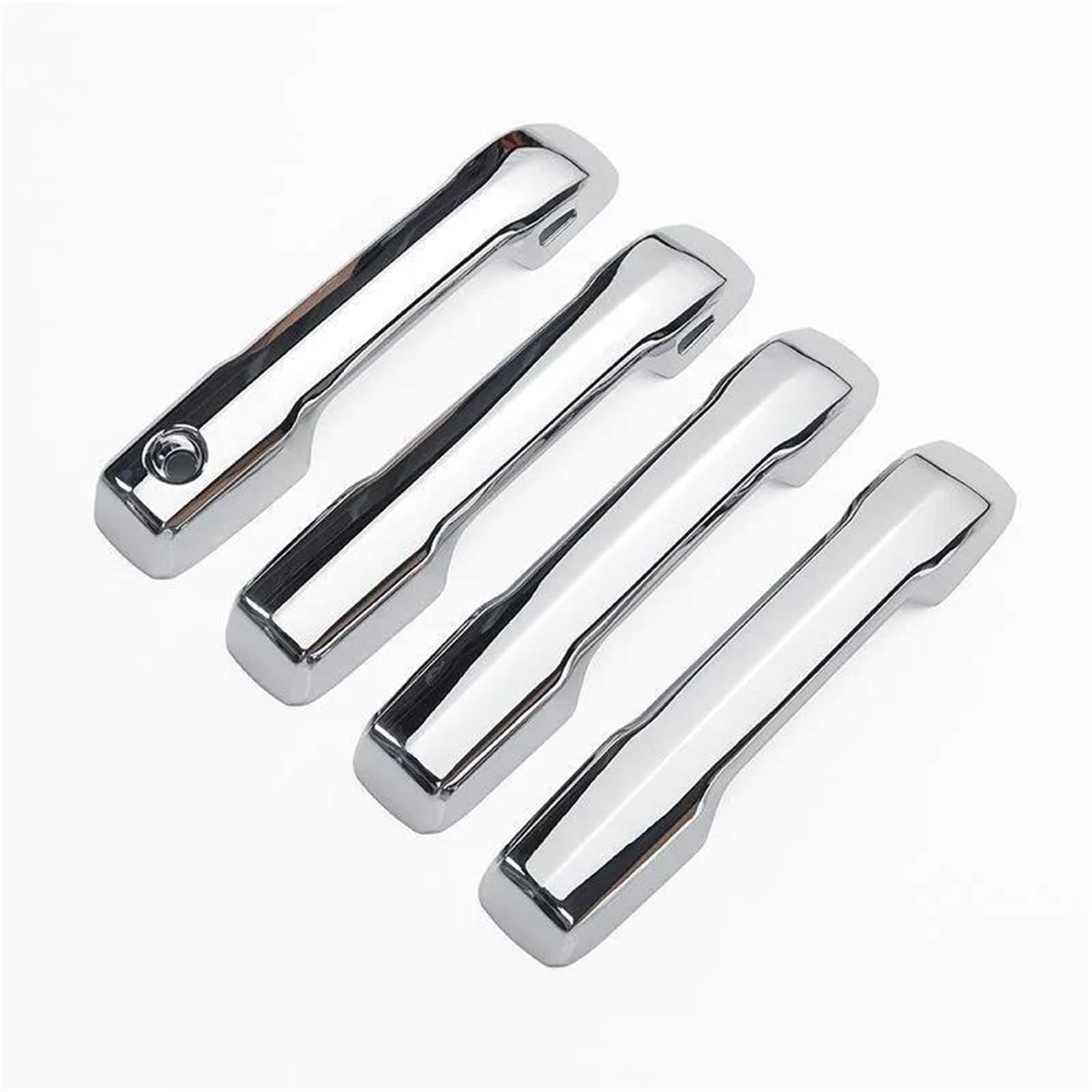 Trfbd Onecolor Decorative Cover Chrome Carbon Fiber Glossy Black Car Door Handle Cover Trim Styling For Sequoia For Tundra For Tacoma For 4Runner(Onecolor)