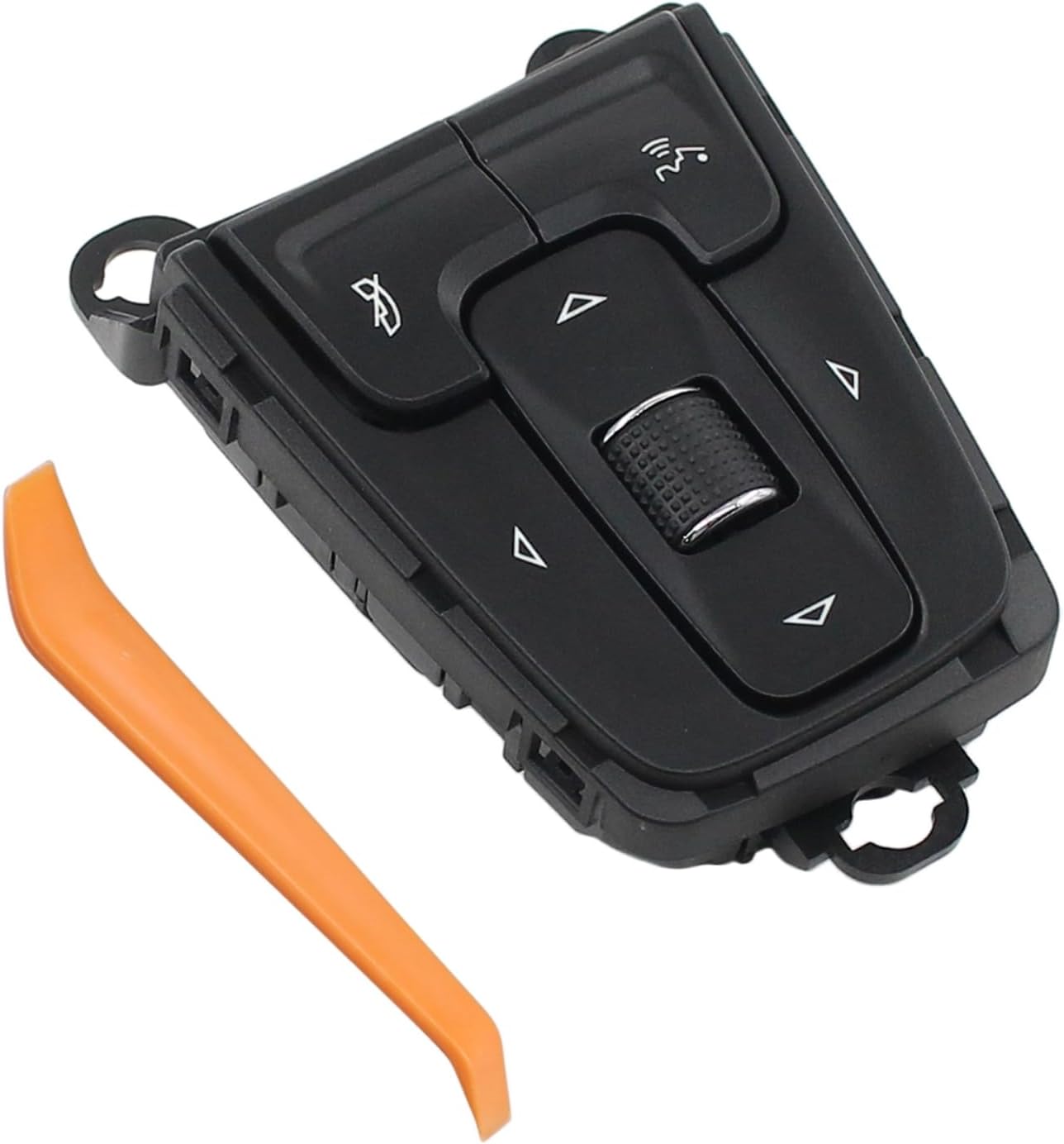 MOTOKU Black Steering Wheel Right Radio Control Switch for Chevy for GMC Yukon Sierra Tahoe Suburban Silverado 1500 2500 3500 HD 2021-2025