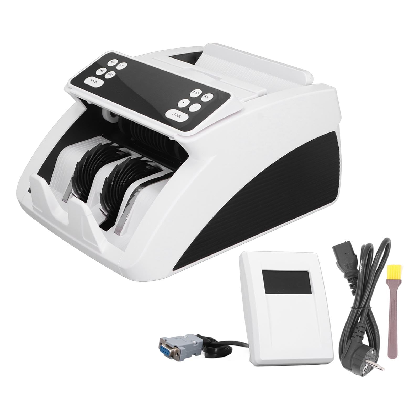 Money Accountant Machine, Mg UV Detection IR Ad Alta Efficienza Modalità Multiple Schermata LCD 110-240 V Bills per Banca (#1)
