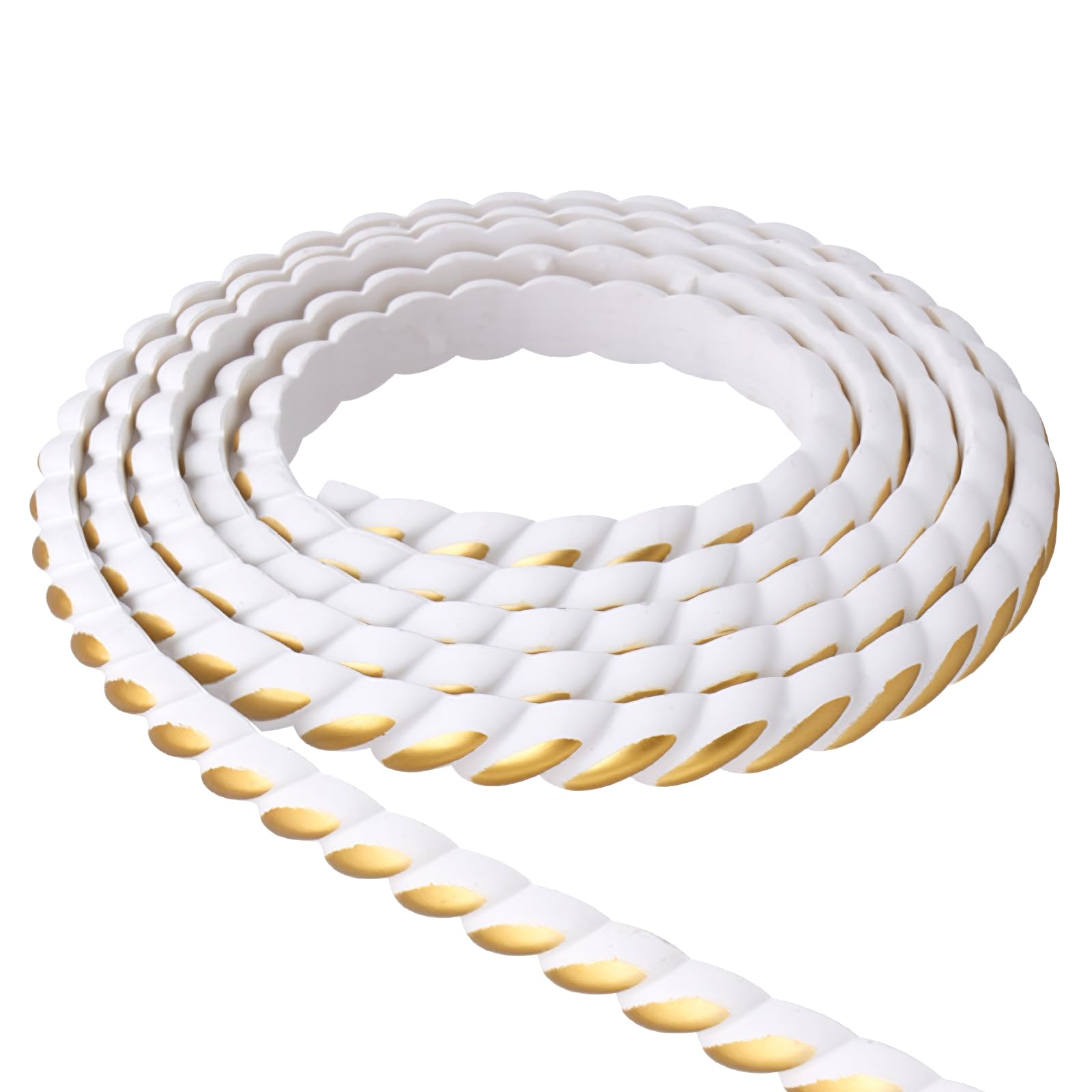 Moulure flexible autocollante 3D de 10m pour coin et mur d'intérieur