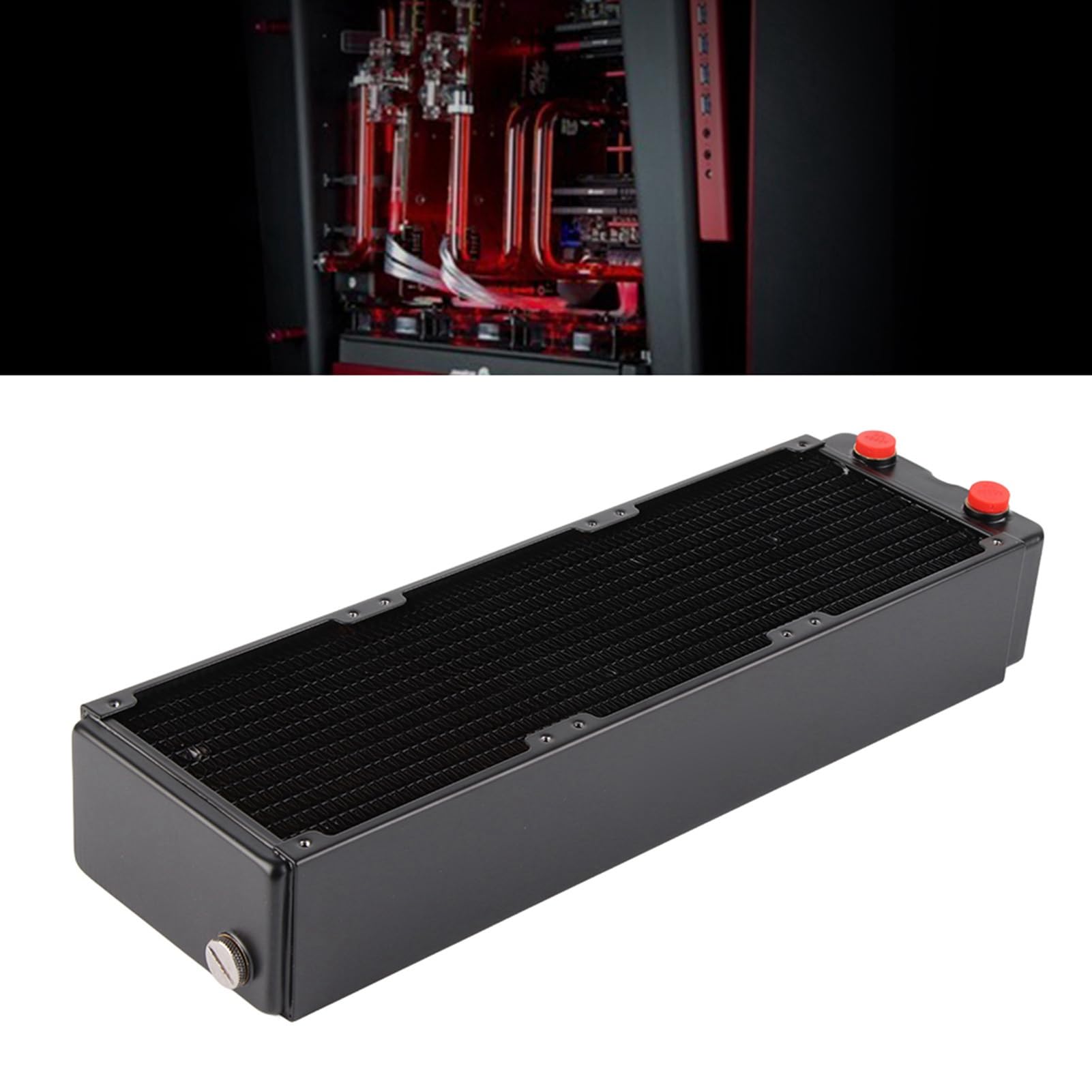Radiatore di Raffreddamento Ad Acqua Raffreddatore CPU Dissipatore di Calore in Rame da 65 Mm Ad Alte Prestazioni per Computer, Ampia compatibilità, per Accessori PC