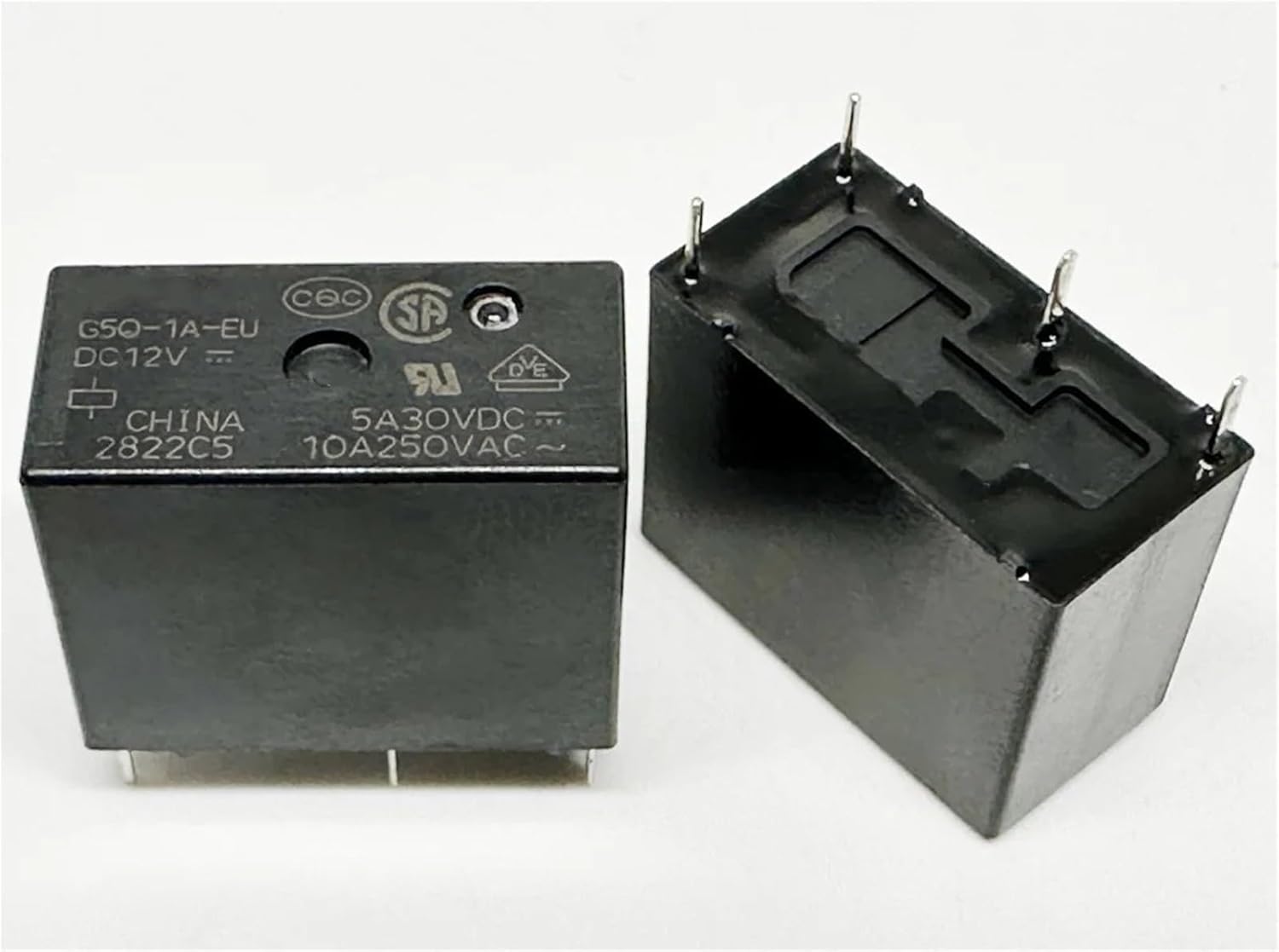 10PCS G5Q-1A DC12V ; G5Q-1A4 DC12V/22V ; G5Q-1A DC24V ; G5Q-1A-EU DC12V (33F-1A-12V/24V-10A) Relay 4 pins(G5Q-1A4 DC22V)