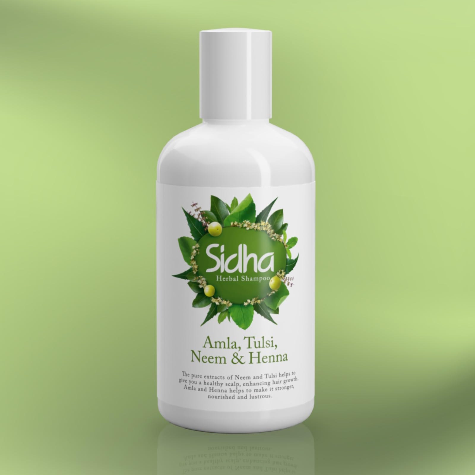 SIDHA Herbal Shampoo for Men and Women Hair Care | Natural Amla Tulsi Neem and Heena | No Artificial Colors (180ml, Pack of 2)-picture-56