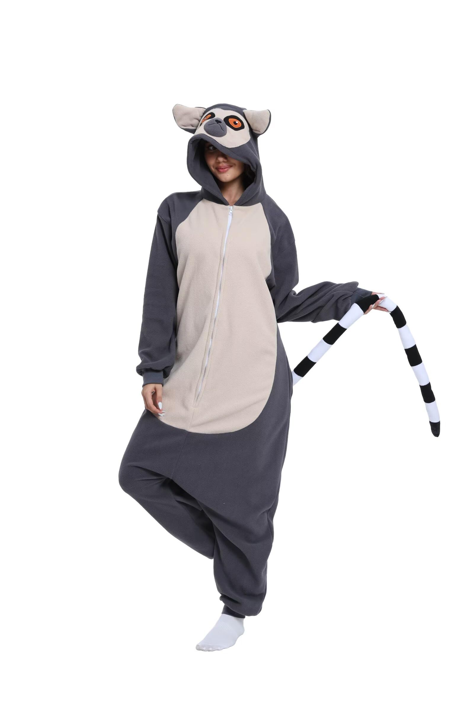 Combinaison Pyjamas Onesies Unisexe Adulte Animal Cosplay Deguisement Kigurumi Halloween Costume Femme Homme