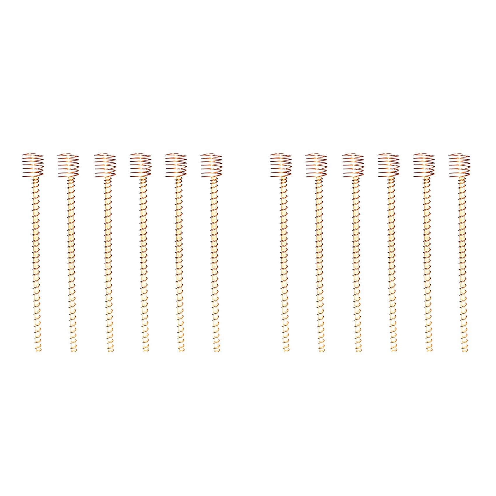 Ctrlzs 12 Pack Electroculture Gardening Copper Coil Antennas For Growing Garden Plants Vegetables With Electro Culture Coils