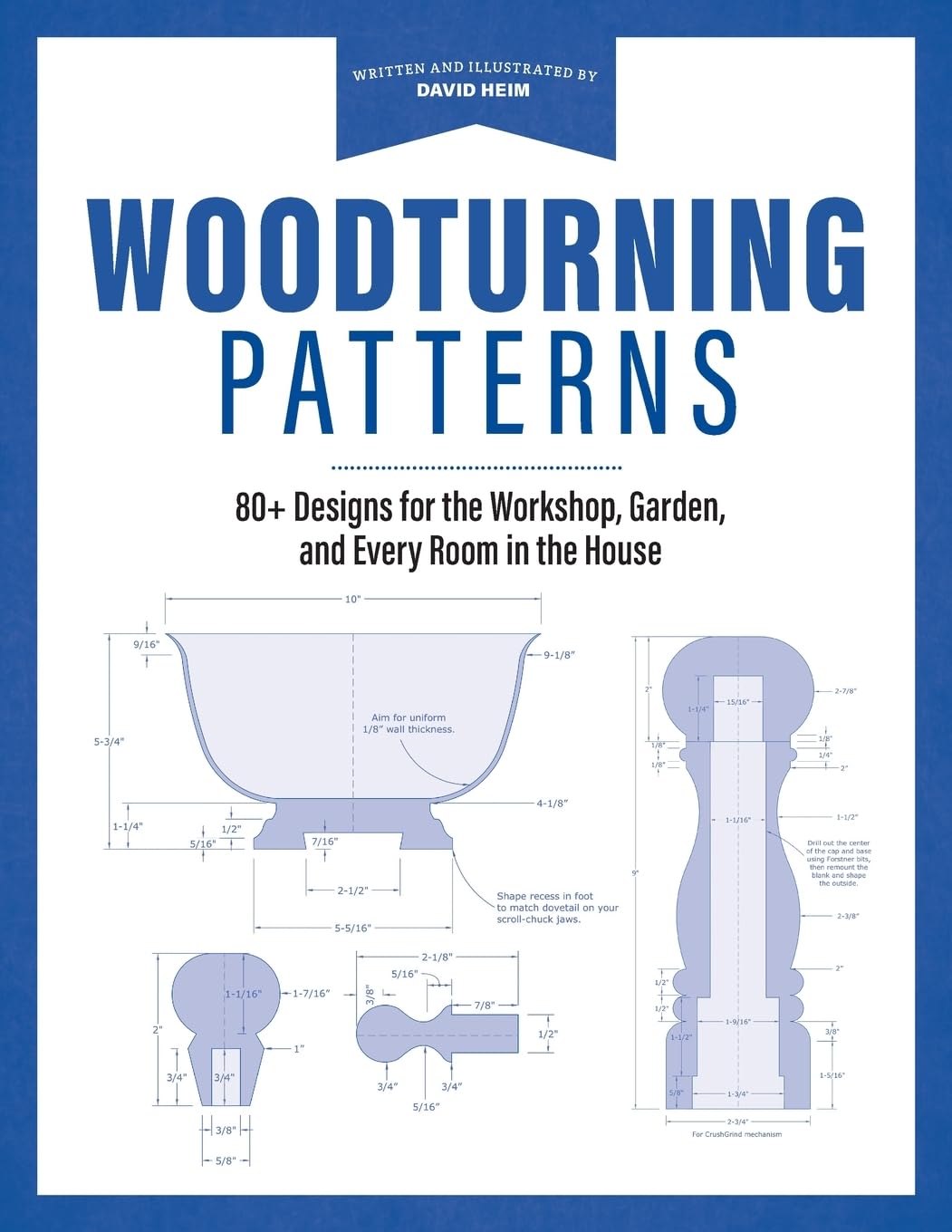 Woodturning Patterns by David Heim (Paperback Book)