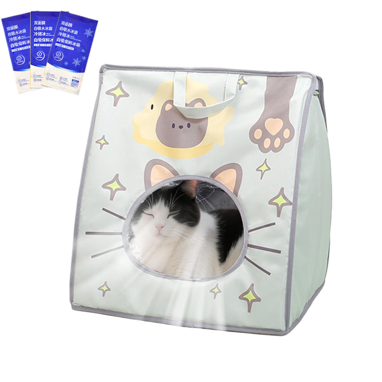 Sac de transport pliable pour chat 39x30x40cm isotherme