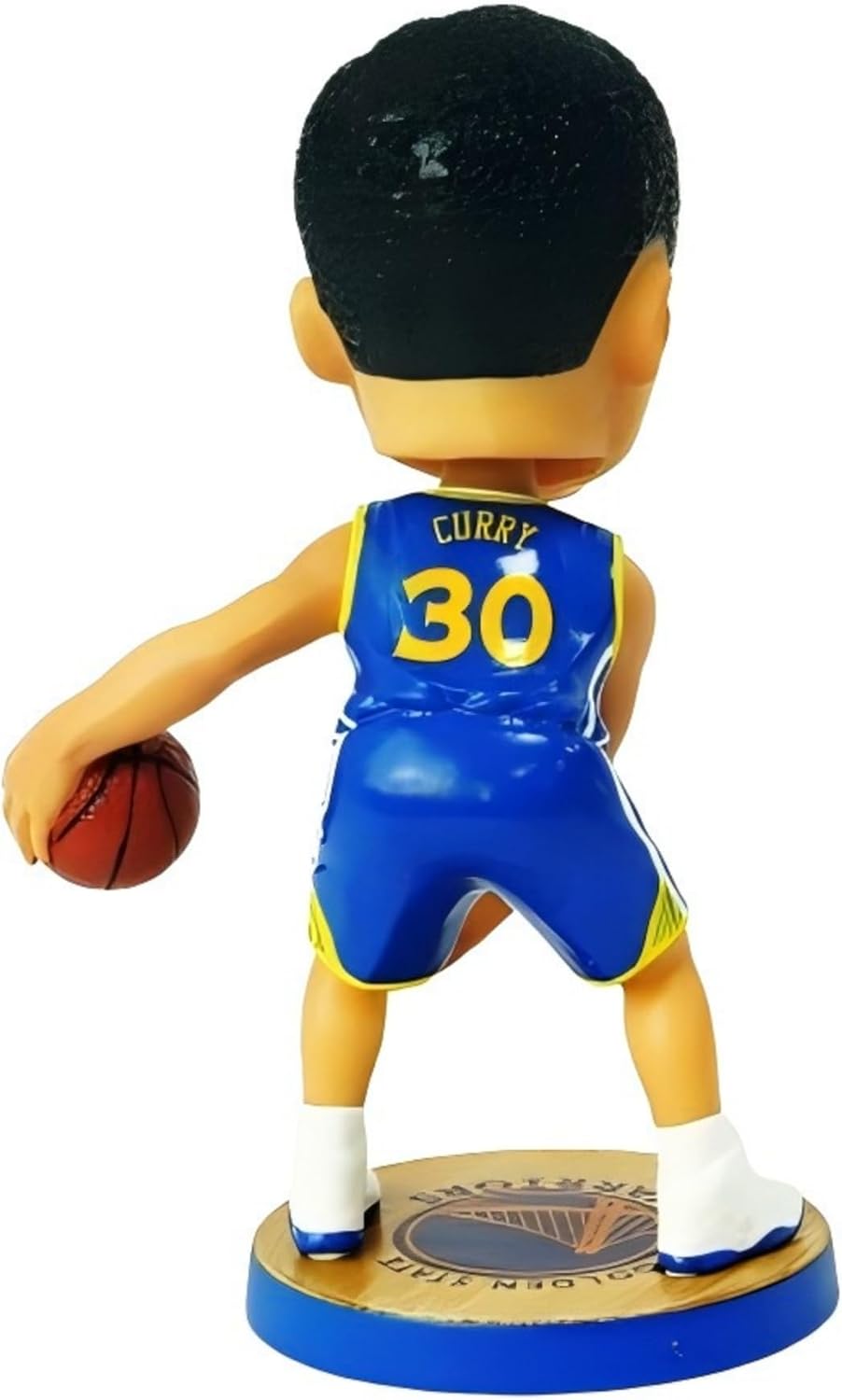 Curry Bobblehead Basketball Action Figure -5.3 in Hand-Painted Resin Collectible Doll - Perfect Sports Fan Gift - Curry in Iconic 30# Jersey