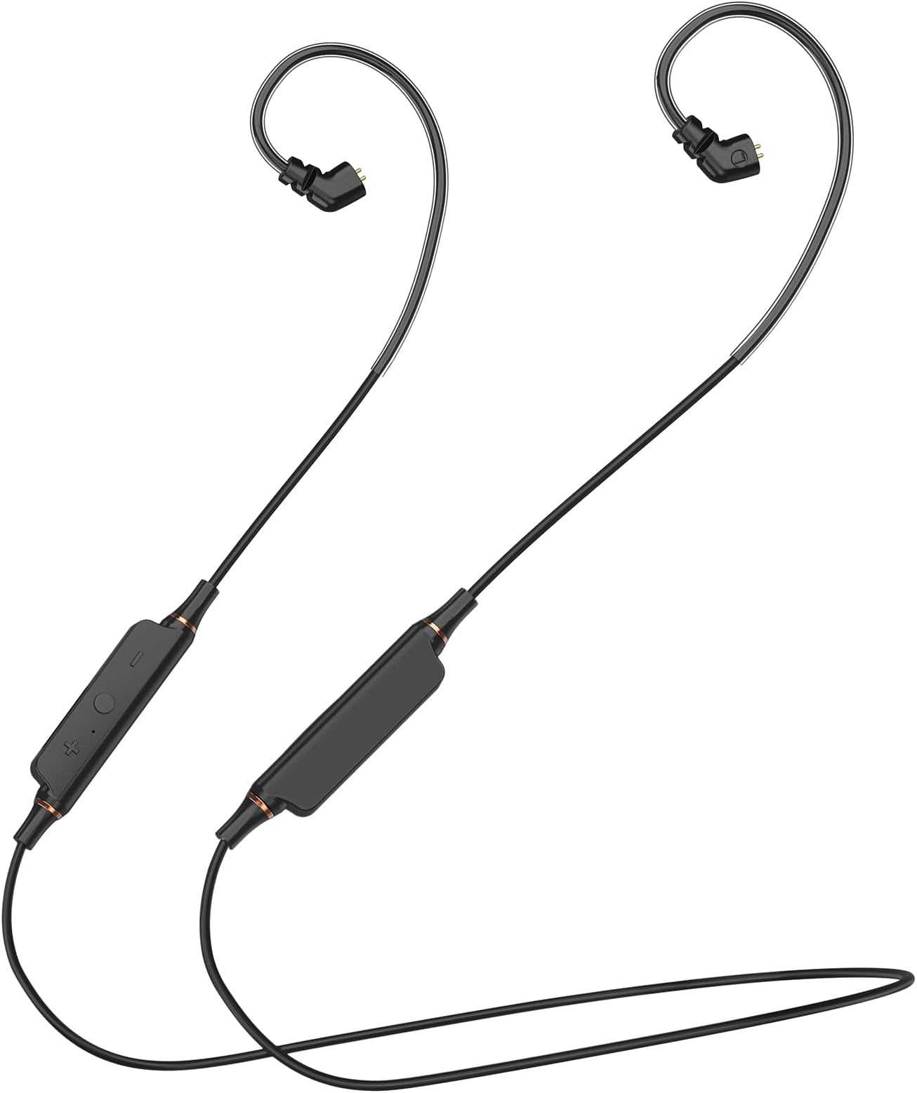 KBEAR BT5 Bluetooth Headphone Cable,TFZ Earphone Cable, HiFi Upgrade Headphone Cable,Comfortable Wearing Replacement Cable for KBEAR KS1 KS2 Lark Robin Rosefinch Melody Coffee bean (TFZ, Black)…