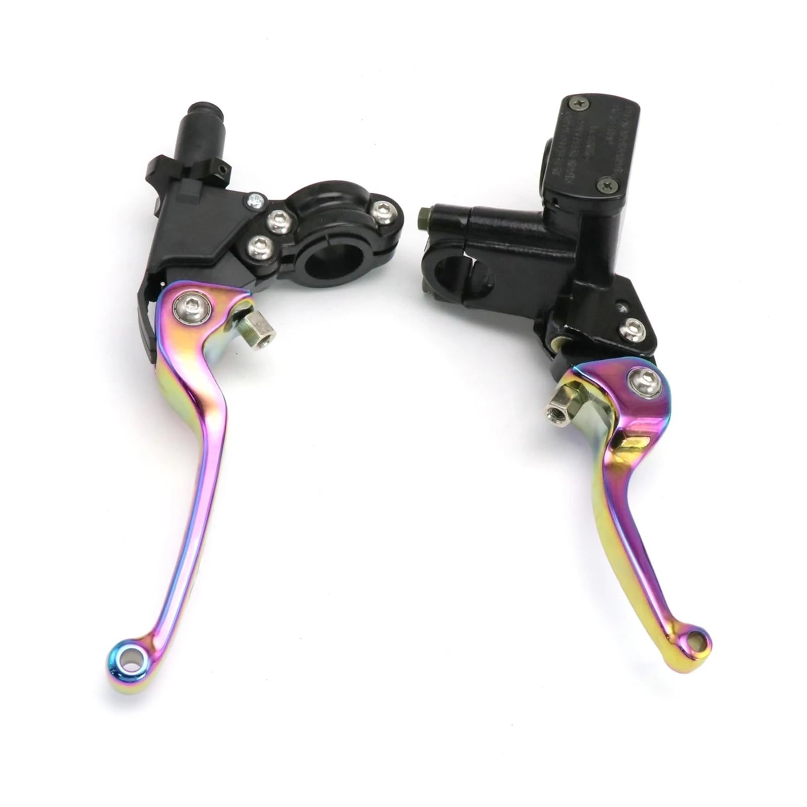 Ktebnwosd Type B02 Multicolor 22Mm Cnc Motorcycle Hydraulic Brake Pump Clutch Master Cylinder Lever Adjustable Brake Clutchs Levers