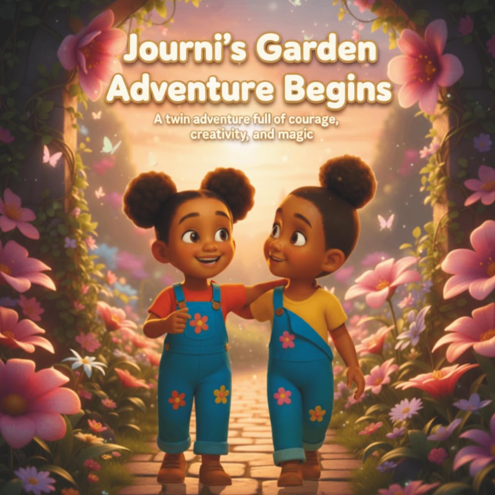 Journi's Garden Adventure Begin: A Twin Adventure Full of Courage, Creativity, and Magic (The Adventures of Jenesis and Journi - Let The Journey Begin)