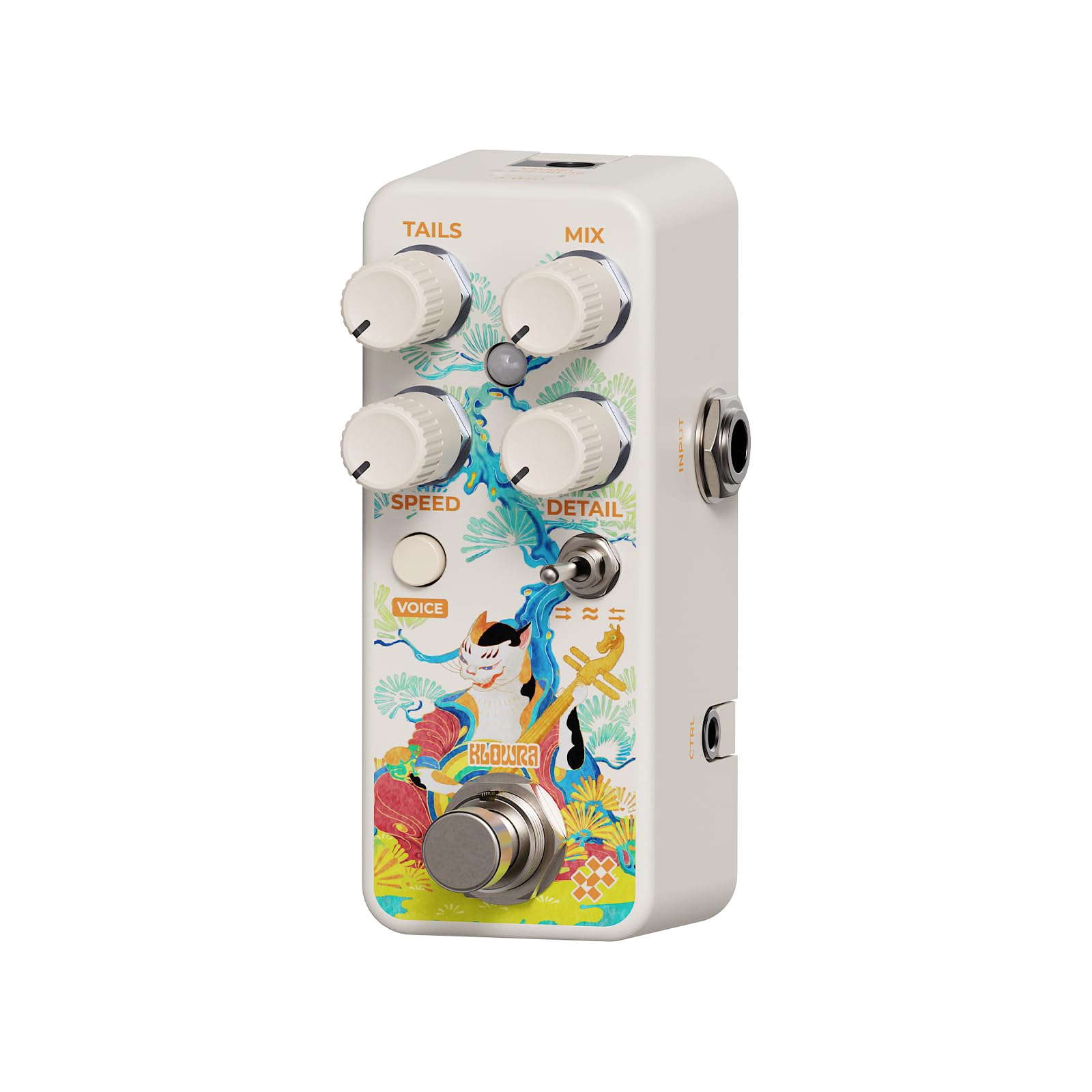 South Zoo Voice Synth Pedal - Sintetizzatore polifonico a tripla voce | con Invert Pitch Follow, Freeze Textures & Lo-Fi Glitch & Experimental Animal Sound Effects Shifte Pedale per chitarra