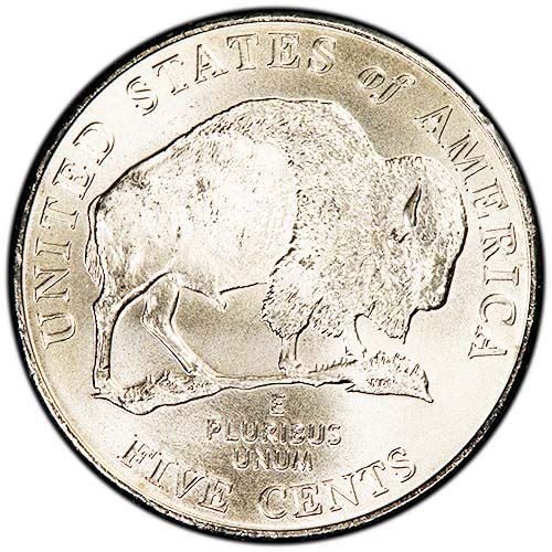 2005 P & D Satin Finish Bison Jefferson Nickel Choice Uncirculated US Mint 2 Coin Set Thumbnail