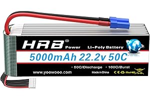 HRB 6S Lipo Battery: 5000mAh of Power and Performance