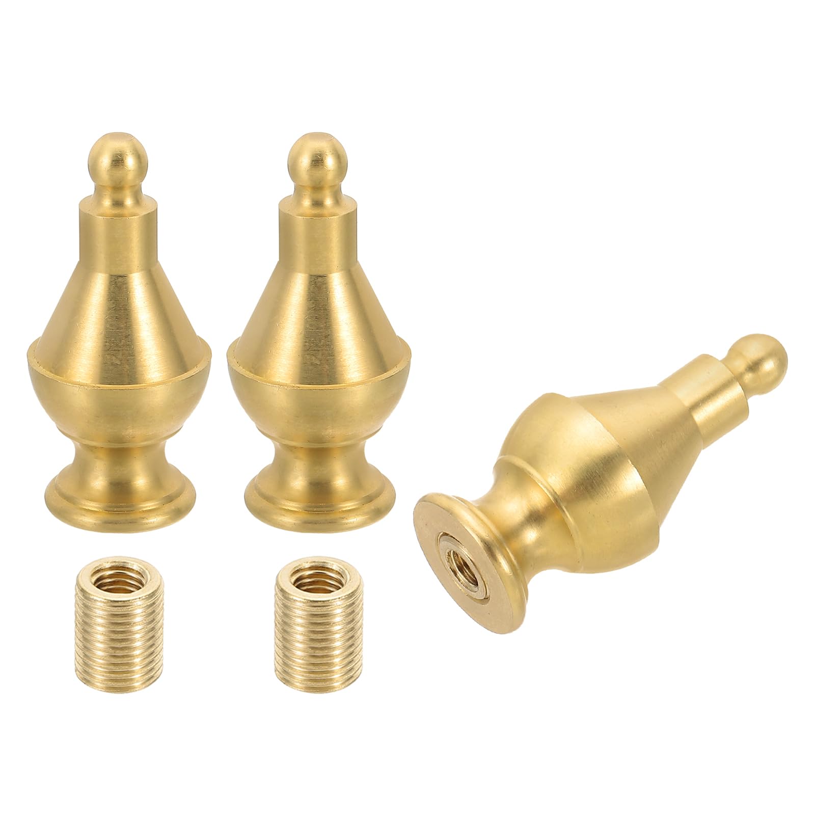 PATIKIL 24.5 x 52mm Lamp Finials Caps Knob