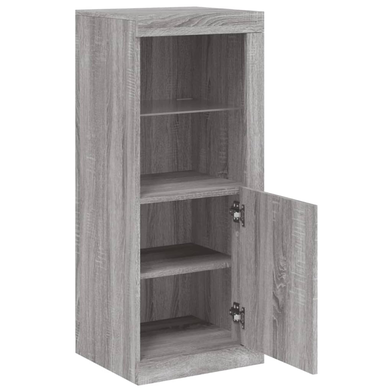 Gecheer Mobiletto con Ruote, mobiletto Bianco 72x33x42,5 cm in truciolato, mobiletto Multifunzionale con Freno per Ufficio, Soggiorno, Cucina e Camera da Letto