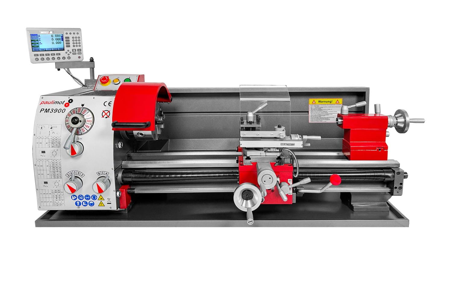 PAULIMOT Drehmaschine PM3900 mit 400 Volt Motor und Messsystem